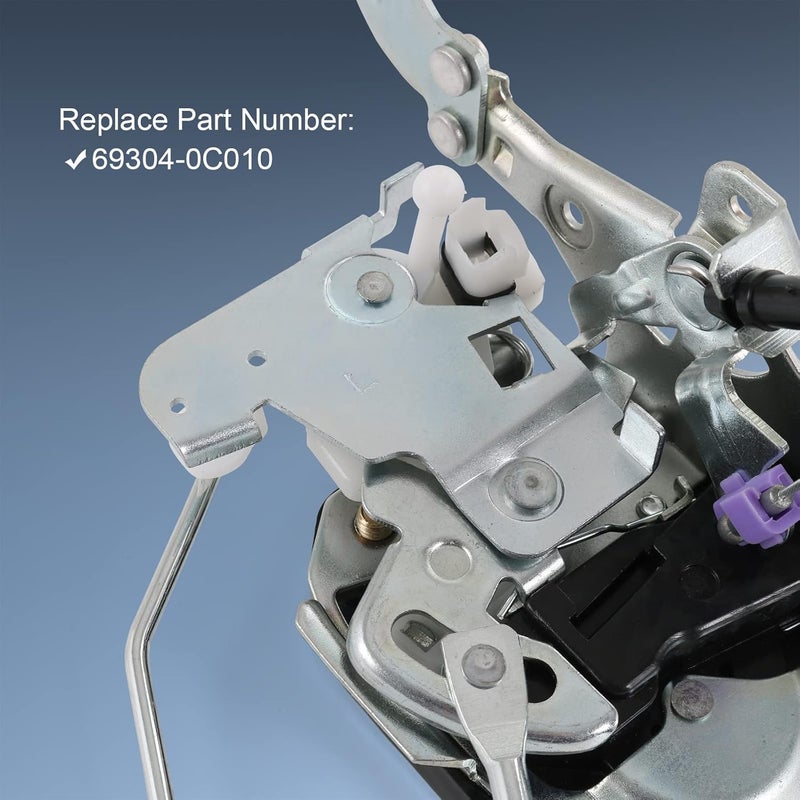 DICMIC Front Left Driver Door Lock Latch Actuator Compatible with 2001-2007 Toyota Sequoia 2005-2006 Toyota Tundra Double Cab Replace# 69304-0C010 - Image 5